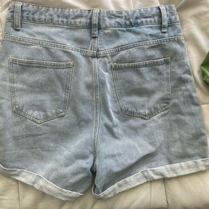 Blue jeans with rhinestones